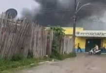Incêndio destrói casa e idosa é resgatada no interior do Amazonas