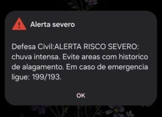 Defesa Civil emite alerta de risco severo para chuvas intensas em Manaus