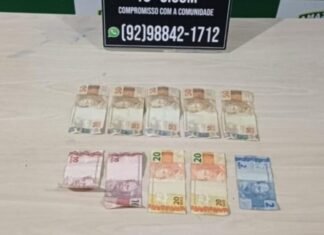 Jovem é preso suspeito de passar notas falsas em comércio de Manaus
