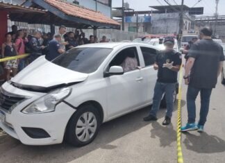 Motorista morre após levar facada dentro do carro na Zona Sul de Manaus