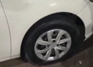 Motorista denuncia pneus esvaziados e acusa flanelinhas de represália na Ponta Negra em Manaus