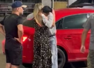 Idosa fica ferida durante acidente na Avenida das Torres e dois homens são detidos em Manaus