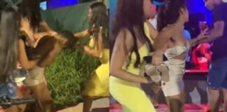 Confusão entre mulheres chama atenção em frente a bar no interior do Amazonas