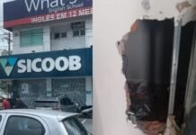 Criminosos invadem agência do Sicoob e furtam arma em Manaus