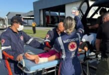 Criança picada por cobra é resgatada por helicóptero no AM