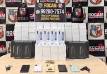 Funcionário é preso com dupla suspeita de furtar 135 celulares e desviar caminhão em Manaus