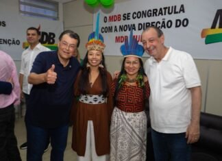 Ao lado de Eduardo Braga, Omar Aziz participa de ato de filiação do MDB e reforça “Amazonas Forte de Novo”