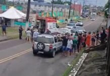 Homem fica gravemente ferido após ser atropelado no Hiléia em Manaus