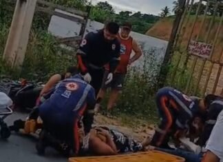 Criança sofre ferimento exposto após acidente na Zona Norte de Manaus