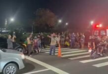 Colisão envolvendo três veículos provoca congestionamento na Avenida das Torres em Manaus