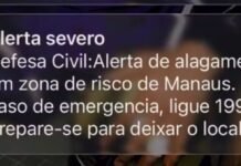 Manaus entra em alerta severo para chuvas intensas e risco de alagamentos