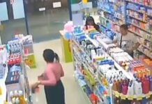 Câmeras flagram grupo suspeito de furtar produtos em farmácia na Zona Centro Sul de Manaus