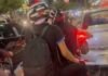 Briga entre motociclistas para trânsito e provoca confusão na Avenida Torquato Tapajós em Manaus
