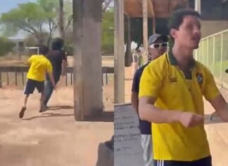 Candidato a deputado chuta estudante após ser provocado durante confusão na UnB