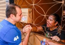 Roberto Cidade leva campanha às ruas do Santo Antônio e reforça compromisso com avanços no Amazonas