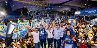 Adjuto Afonso mostra força política e reúne 12 mil apoiadores em lançamento de campanha eleitoral