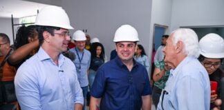 Roberto Cidade vistoria obras de revitalização do SPA Eliameme Rodrigues Mady e do Hospital Tropical