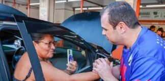 Na Praça 14, Roberto Cidade apresenta propostas e reforça compromisso com a segurança pública