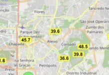 Cheiro de fumaça toma conta de pontos de Manaus em dia com previsão de 36°C