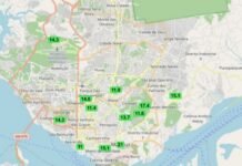 Manaus tem manhã de céu limpo após dia de fumaça e qualidade do ar ruim