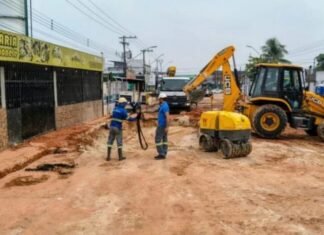 Falta de água ainda afeta bairros de Manaus após rompimento de adutora na Compensa