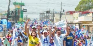 Roberto Cidade encerra maratona deste final de semana pelo interior com mega carreata em Itacoatiara