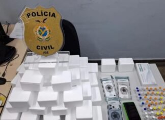 Três são presos com carga de R$ 100 mil em ‘canetas emagrecedoras’, botox e outros produtos em Manaus