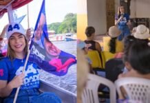 Thaisa Cidade visita comunidades ribeirinhas de Manaus, conversa com moradores e apresenta propostas de Roberto Cidade