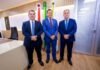 Adjuto Afonso recebe desembargador Délcio Santos em visita institucional à Aleam