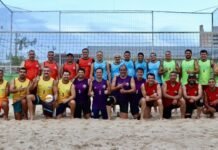Vôlei de praia reúne atletas master em torneio solidário em Manaus